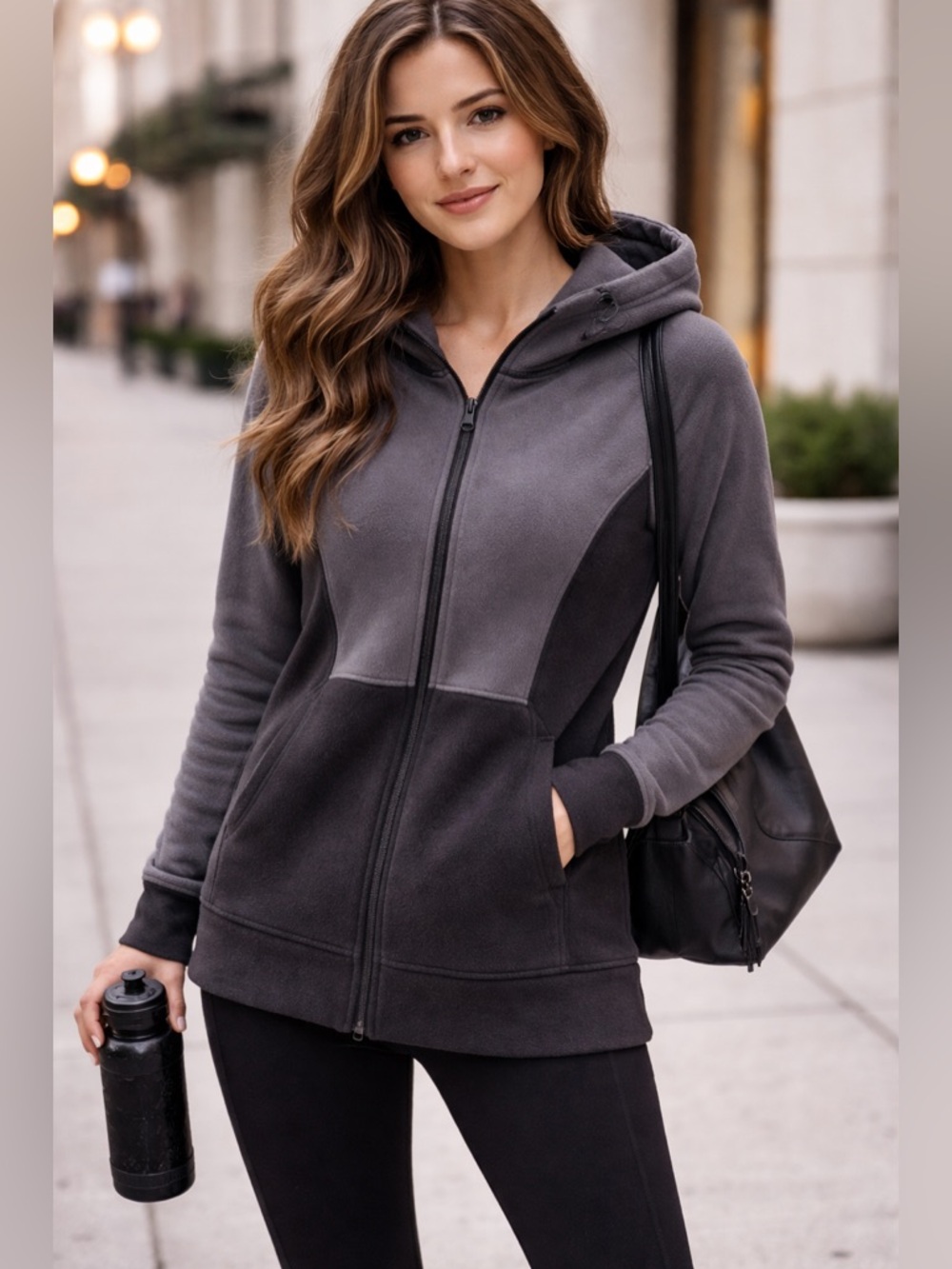 lululemon athletica Gray Hoodie Jacket